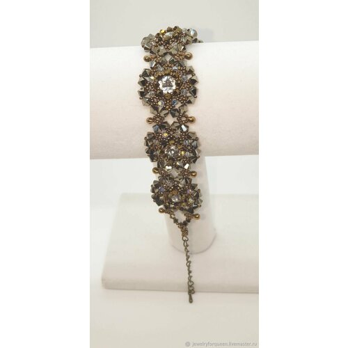 Браслет, Swarovski Zirconia, 1 шт., размер 18.5 см, размер M, бесцветный