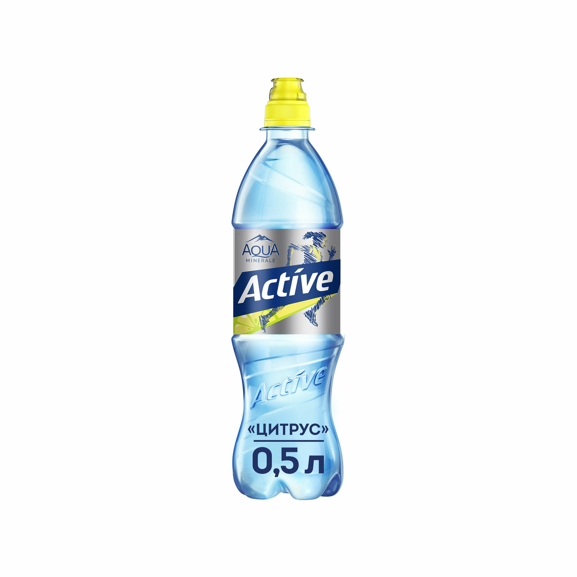 Вода Aqua Minerale Active "Цитрус" 0.5л, ПЭТ