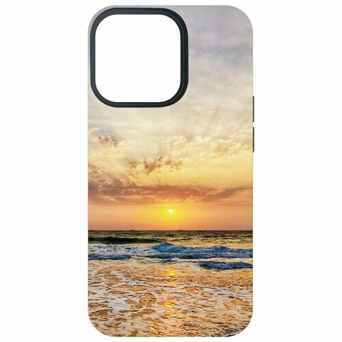 Чехол-накладка Krutoff Soft Case Индия, Пляжи Гоа для iPhone 13 Pro черный чехол накладка krutoff soft case индия пляжи гоа для iphone 13 pro max черный