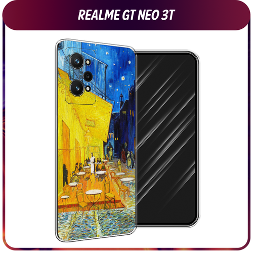 Силиконовый чехол на Realme GT Neo 3T/GT Neo 2 / Реалми GT Neo 3T Ван Гог Желтый дом силиконовый чехол на realme gt neo 3t gt neo 2 реалми gt neo 3t девушка с кофе прозрачный