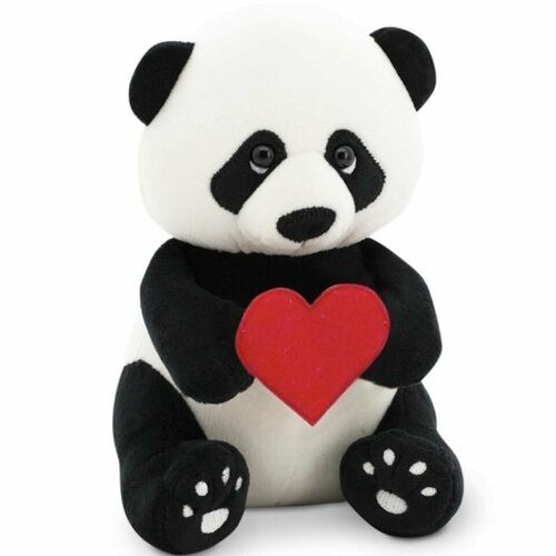 Панда Бу С красным сердцем OS005-236 20 см мягкая игрушка панда бу сладкий букет 20 см 1 шт