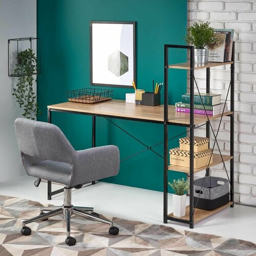 Стол компьютерный Halmar NARVIK B-1 дуб сономачерный 19159₽