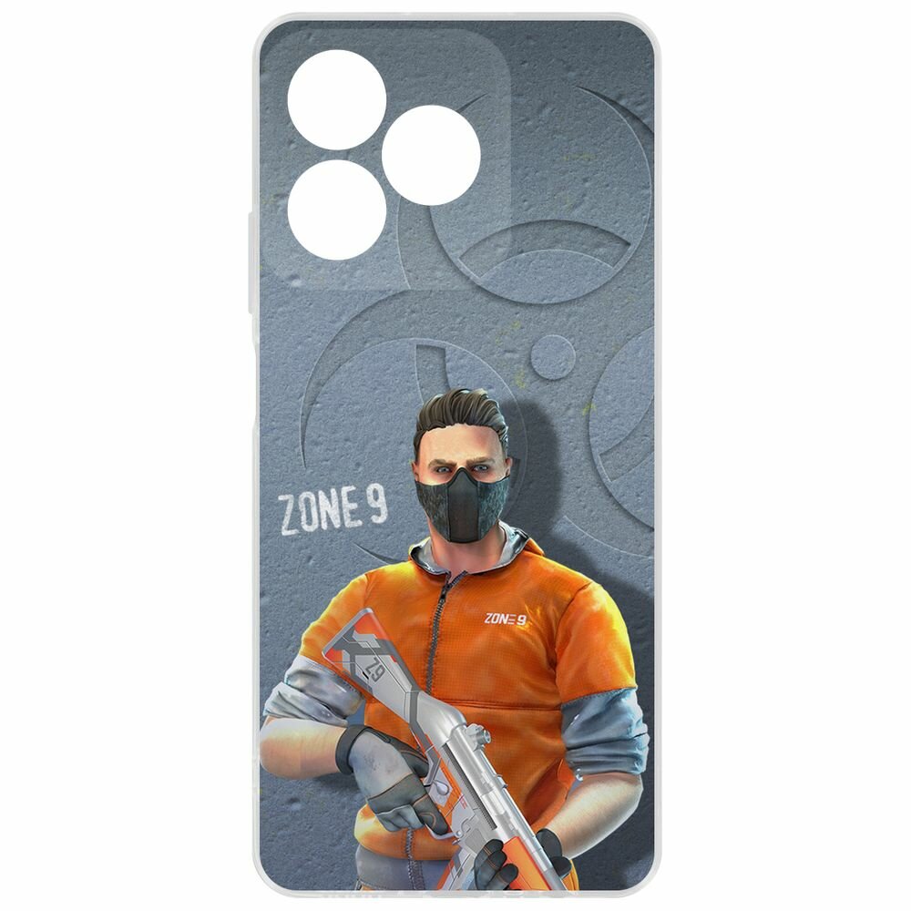 Чехол-накладка Krutoff Clear Case Cтандофф (Standoff