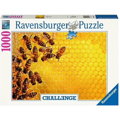 Пазл для взрослых Ravensburger 1000 деталей: Пчёлы пазл мишка и пчёлы