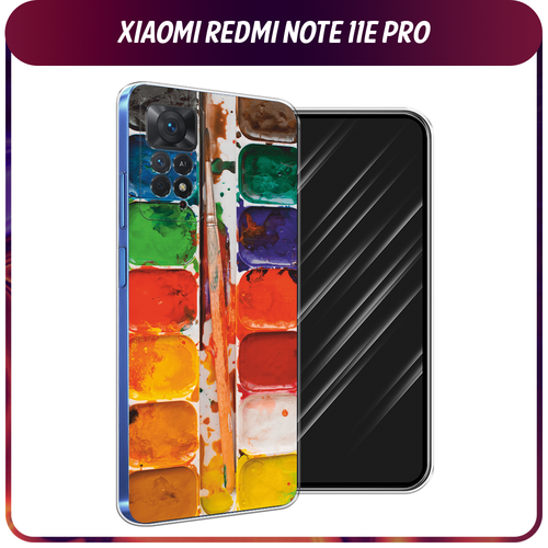 Силиконовый чехол на Xiaomi Redmi Note 11 Pro/11 Pro 5G/11E Pro / Сяоми Редми Нот 11E Про Акварель
