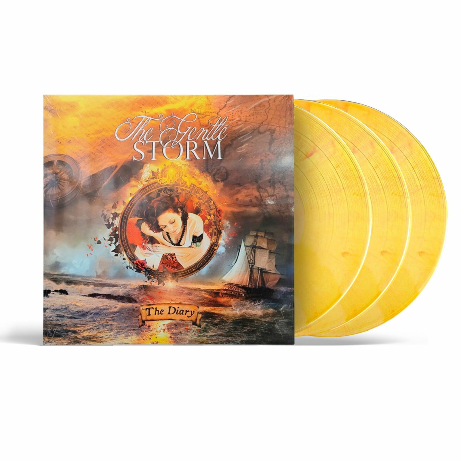 The Gentle Storm - The Diary (coloured) (3LP) 2023 Flaming, 180 Gram, Limited Виниловая пластинка