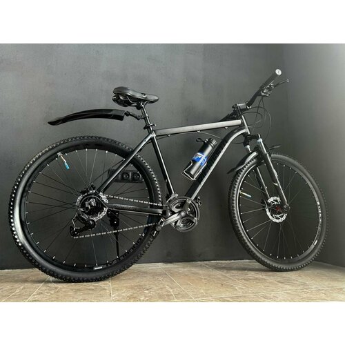 Велосипед Richiesto 2924s Алюминиевая рама 21 Гидравлический тормоз Спортивный Взрослый Подростковый черный 29100₽