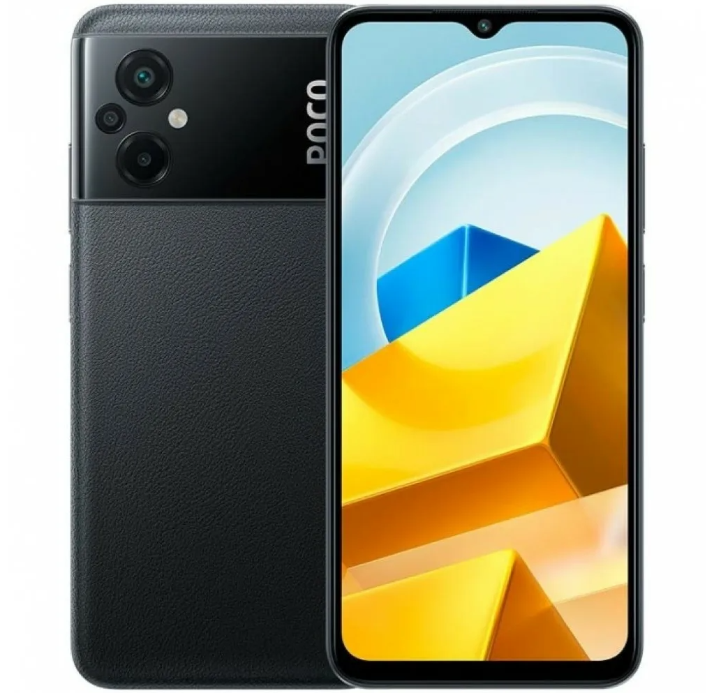 Смартфон Xiaomi POCO M5 6/128 ГБ RU, Dual nano SIM, черный