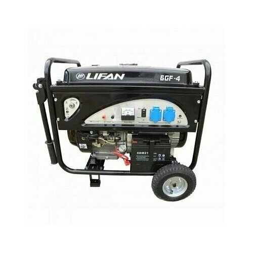 бензиновый генератор lifan 6gf 4 Генератор бензиновый LIFAN 7000EA (6.56 кВт)