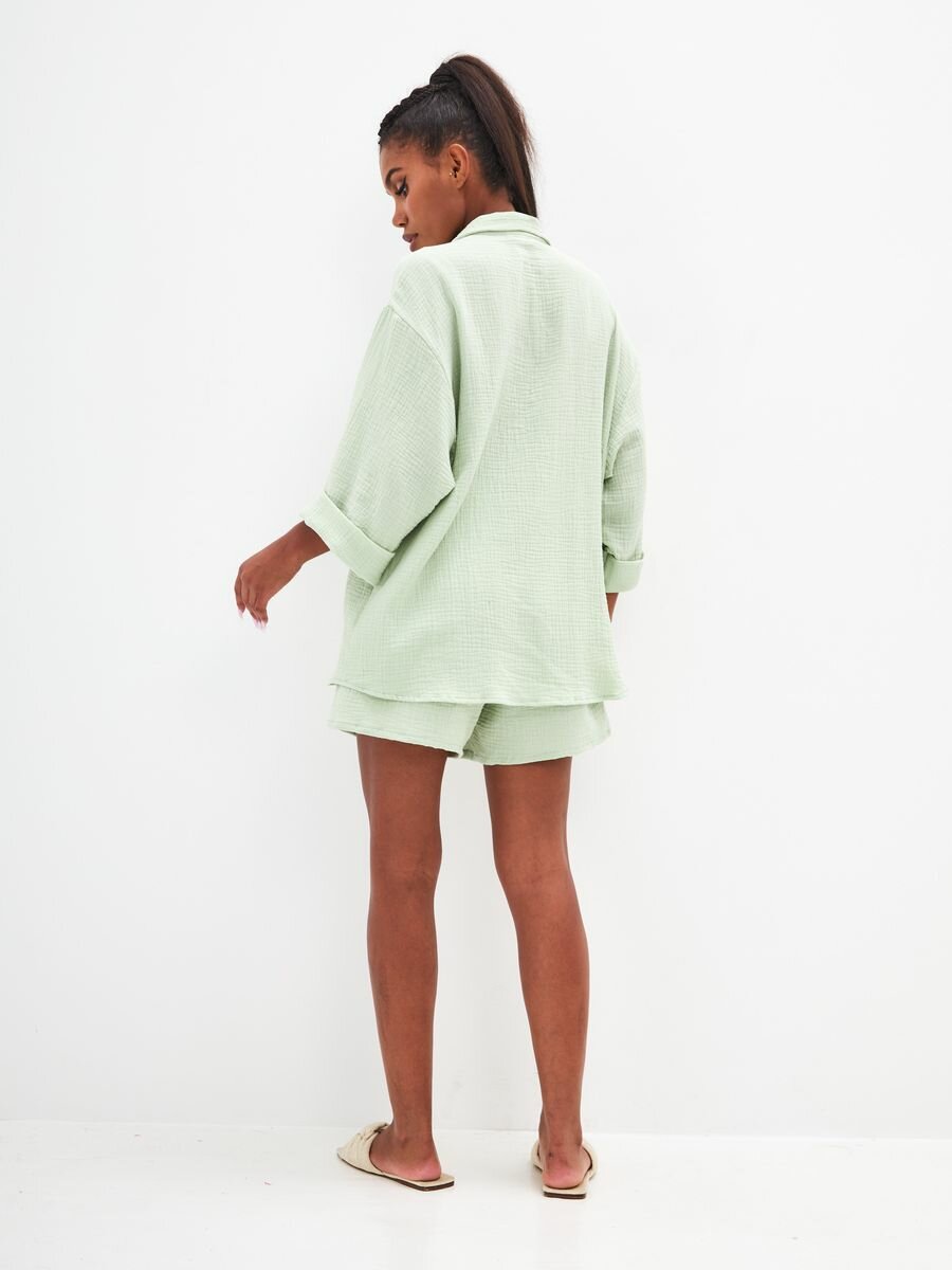 Пижама sold out, размер M, зеленый, светло-зеленый — фото 1