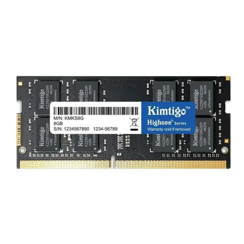 Оперативная память 8Gb DDR4 3200MHz Kimtigo SO-DIMM (KMKS8G8683200) оперативная память kimtigo ddr4 8gb 2666mhz dimm kmku8g8682666