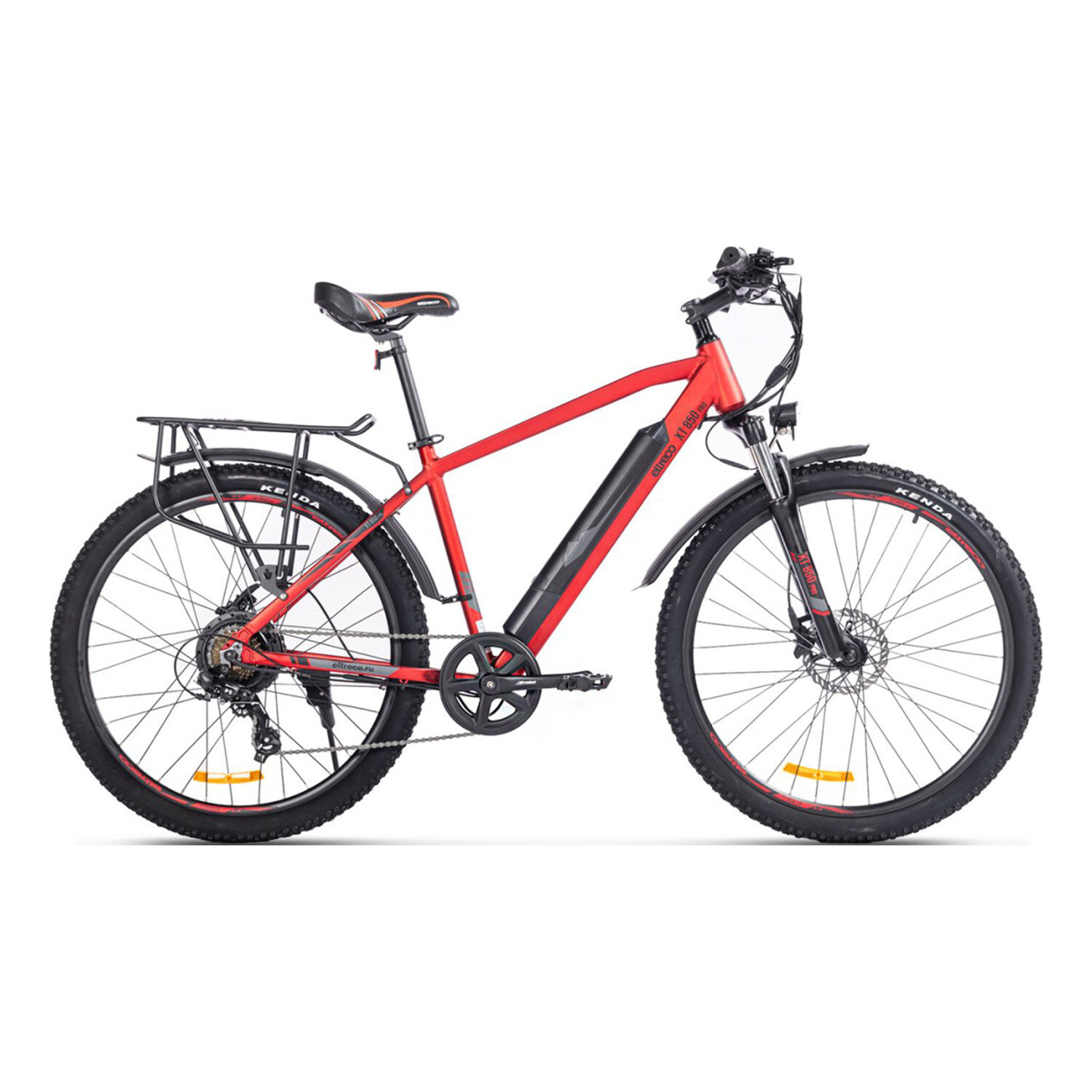 Электровелосипед Eltreco XT 850 Pro (Красно-черный)