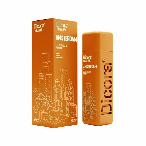 Туалетная вода Dicora Urban Fit Amsterdam мужская 100ml 8429871990425 3698₽