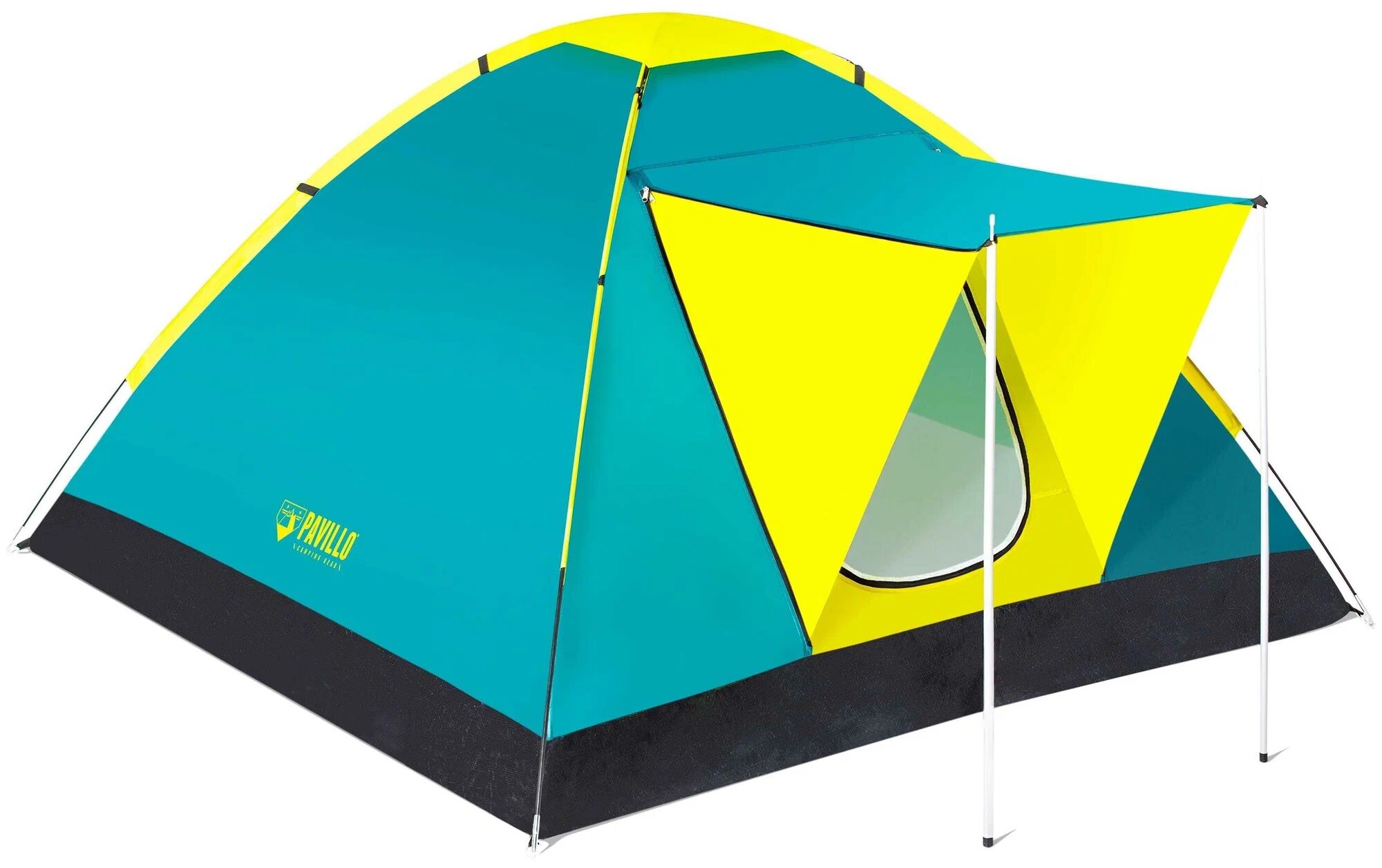 Палатка кемпинговая трёхместная Bestway Coolground 3 Tent 68088, голубой