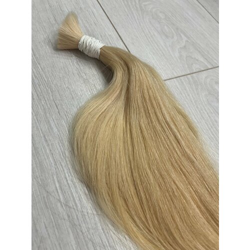 Натуральные волосы PREMIUM в срезе для наращивания Blond613 60см 95гр.