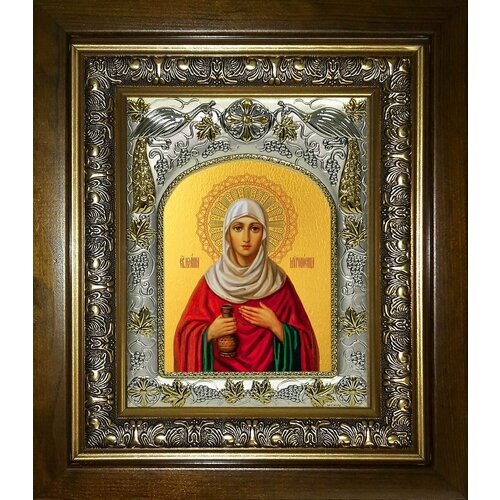 икона иоанна мироносица яркая размер 14 х 19 см Икона Иоанна Мироносица