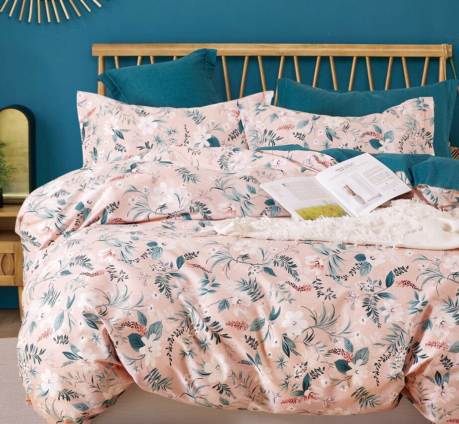 Постельное белье Розовые сны, 2спальный, сатин, хлопок, с наволочками 50х70 2шт. и 70х70 2шт, СК-406-2сп-4нав