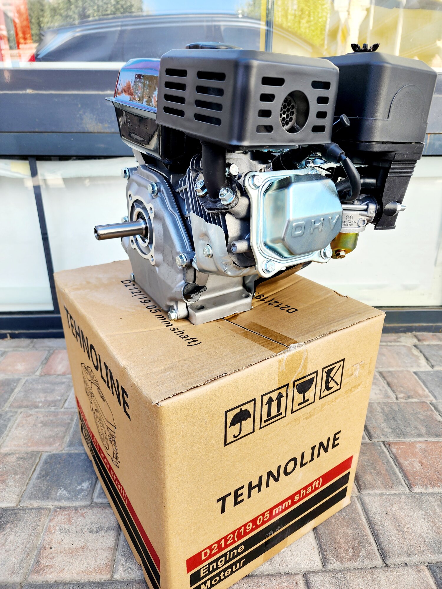 Двигатель бензиновый Tehnoline D212 19мм вал/7л. с. для мотоблока — фото 1