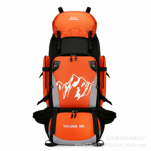 Трансграничная сумка, 90л, оранжевая