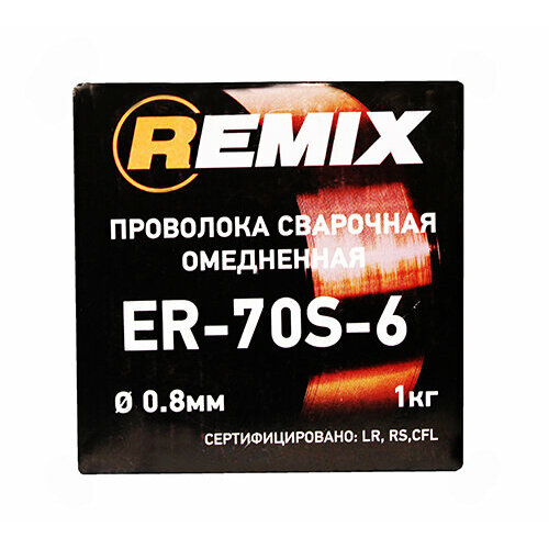 Проволока сварочная REMIX D-08 мм омедненная 1кг 624₽