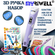 3d ручка Myriwell rp100b + ABS (15цветов по 10метров)+трафареты, фиолетовый цвет...