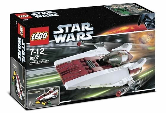 Конструктор LEGO Star Wars 6207 A-wing Fighter 2008 год