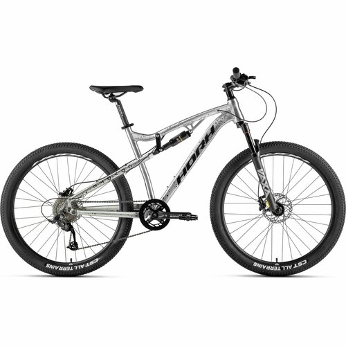 Велосипед горный двухподвес HORH COYOTE 275 2025 Polished AL c алюминиевой рамой дисковые гидравлические 78224₽