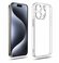 Чехол противоударный, силиконовый, для iPhone 15 Pro, прозрачный
