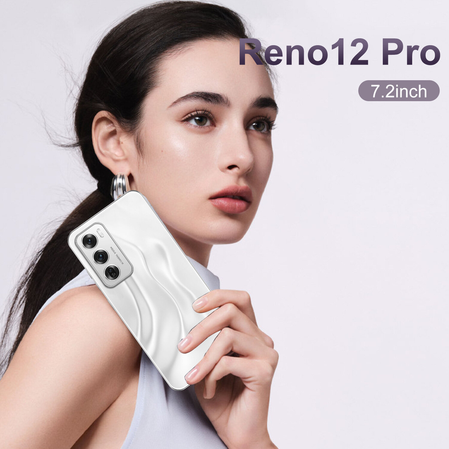 Мобильный телефон Reno12 Pro с перфорацией Android 16Гб / 1T с большим экраном, черный — фото 1