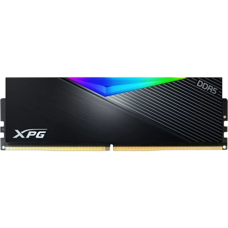 Память DDR5 2x16GB 6400MHz A-Data AX5U6400C3216G-DCLARBK XPG Lancer RGB RTL Gaming PC5-51200 CL32 DIMM 288-pin 1.35В kit dual rank с радиатором Ret