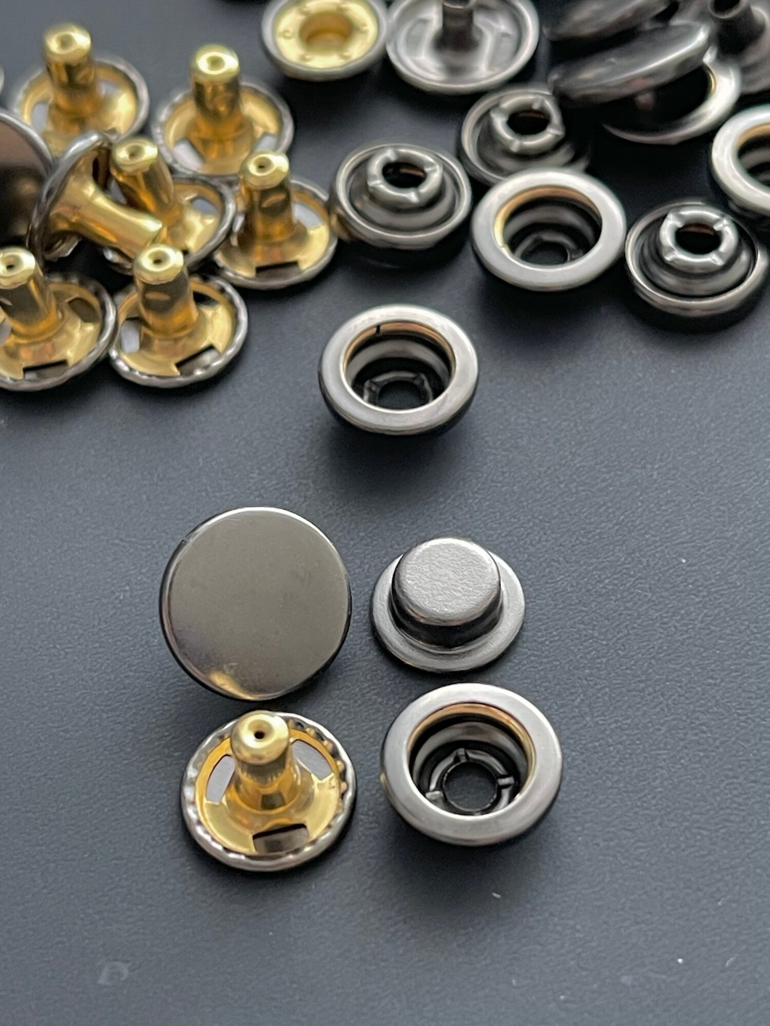 Кнопки для одежды Дельта 503 из латуни 12,5 мм — фото 1