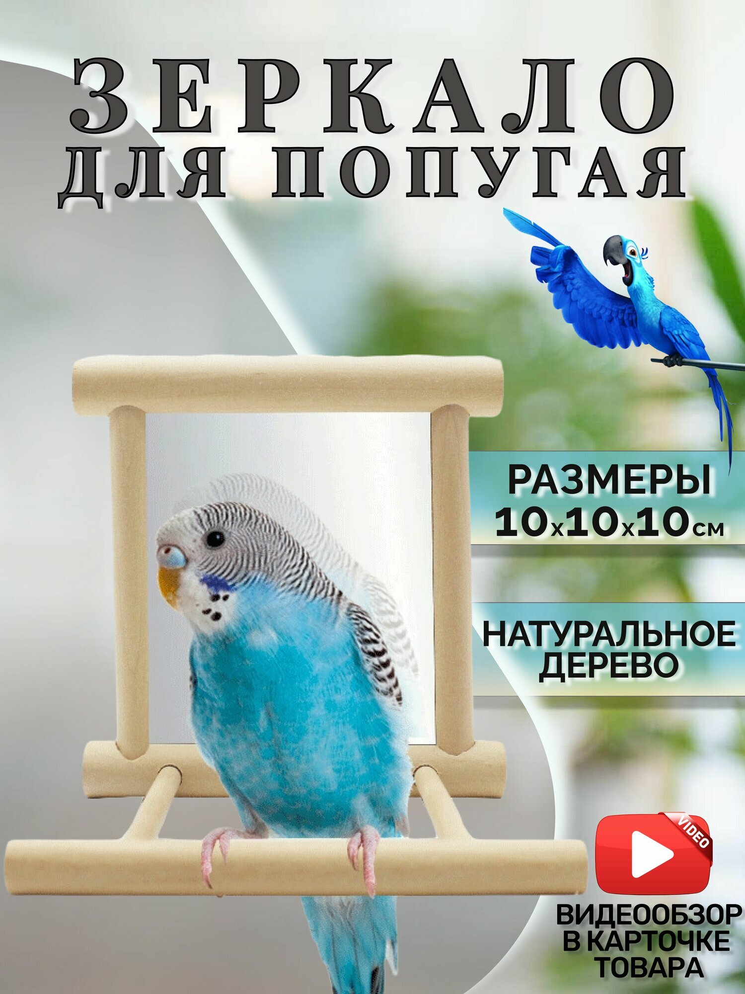 Зеркало для попугая