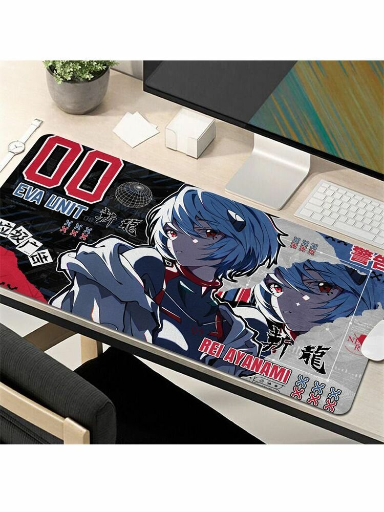 Коврик для мыши EVANGELION "Neon Genesis", нескользящий, 40 см x 90 см