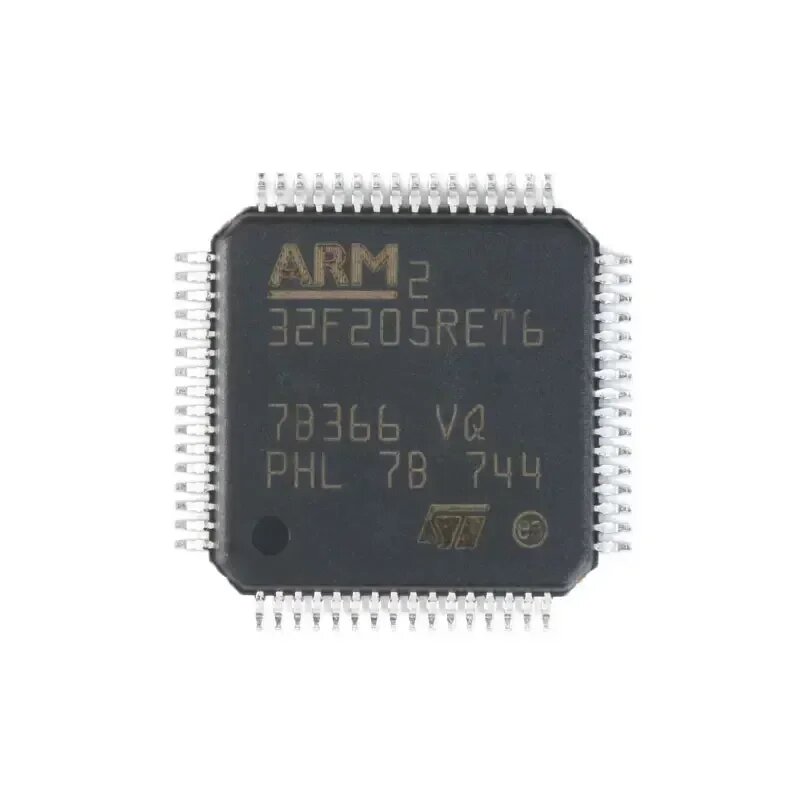 STM32F205VBT6 STM32F205RGT6 STM32F205RFT6 STM32F205RET6 STM32F205RCT6 STM32F205RBT6 STM32F205VFT6 черный пластиковый корпус, STM32F205RET6 — фото 1