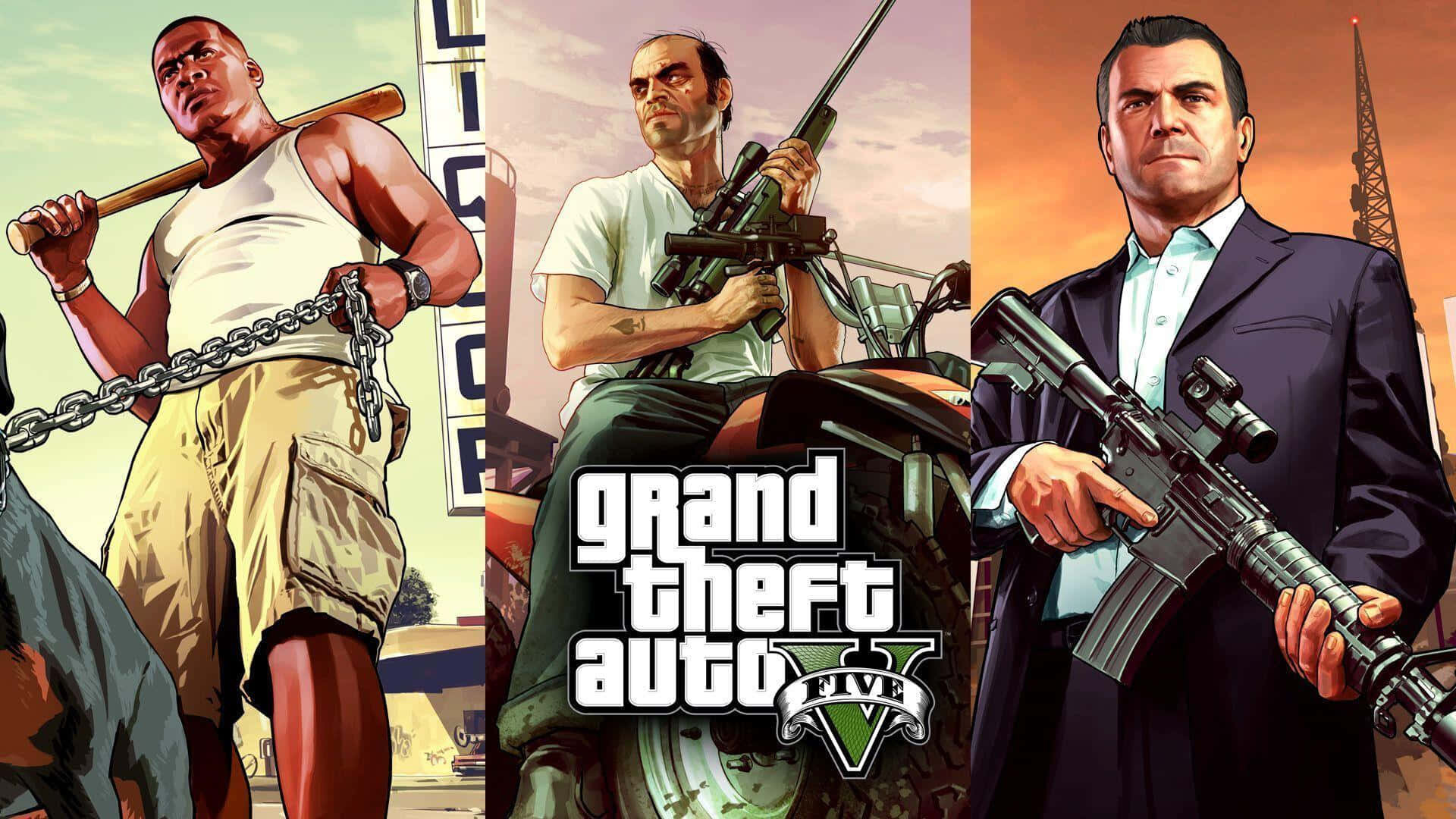 Игра Grand Theft Auto V для PlayStation 5, приключения, экшн.