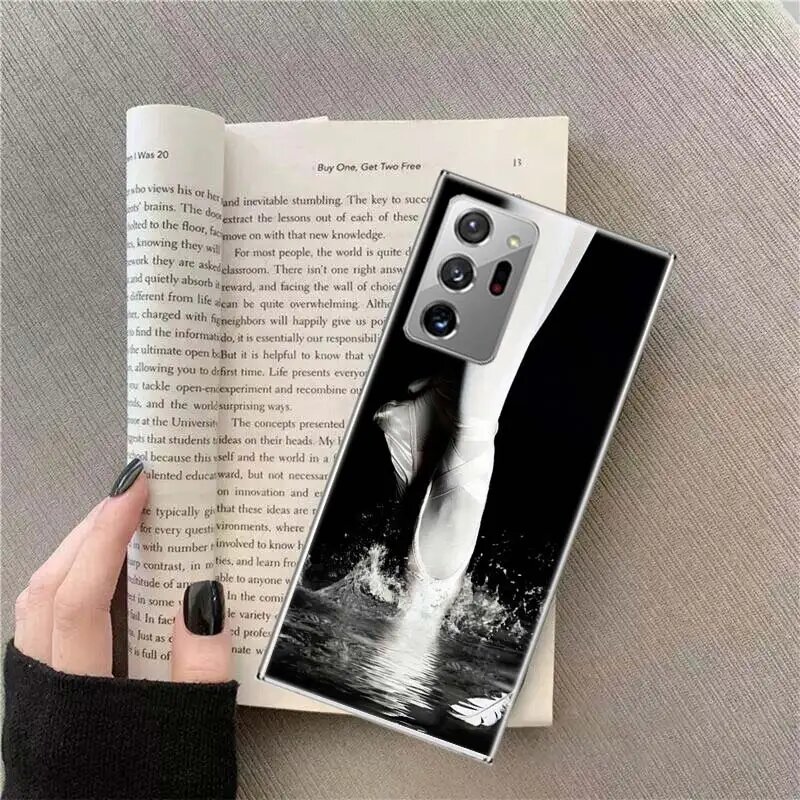 Ballerina Ballet Dance Girl Phone Case For Samsung A16 A26 A36 A56 Note 20 10 9 8 M12 M21 M30S Galaxy M32 M51 M52 A9 A8 A7 A6 Pl