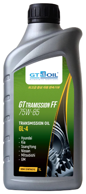 Масло трансмиссионное полусинтетическое GT Transmission FF SAE 75W-85 API GL-4 1Л 8809059407790