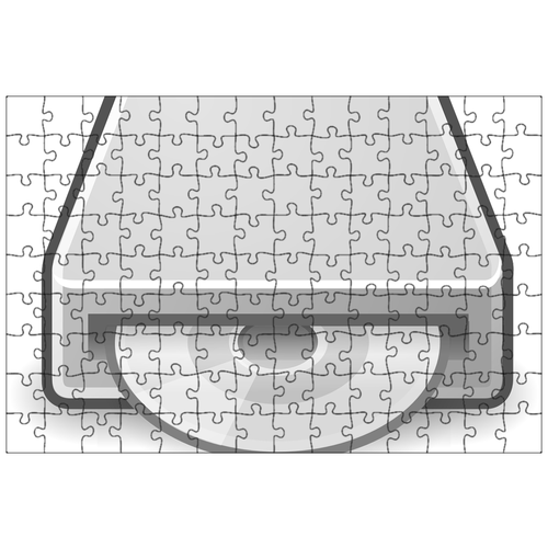 фото Магнитный пазл 27x18см."компакт диск, диск, привод" на холодильник lotsprints