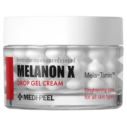 Осветляющий капсульный крем MEDI-PEEL Melanon X Drop Gel Cream, 50 гр успокаивающий капсульный фито крем medi peel phyto cica nol b5 calming drop gel cream