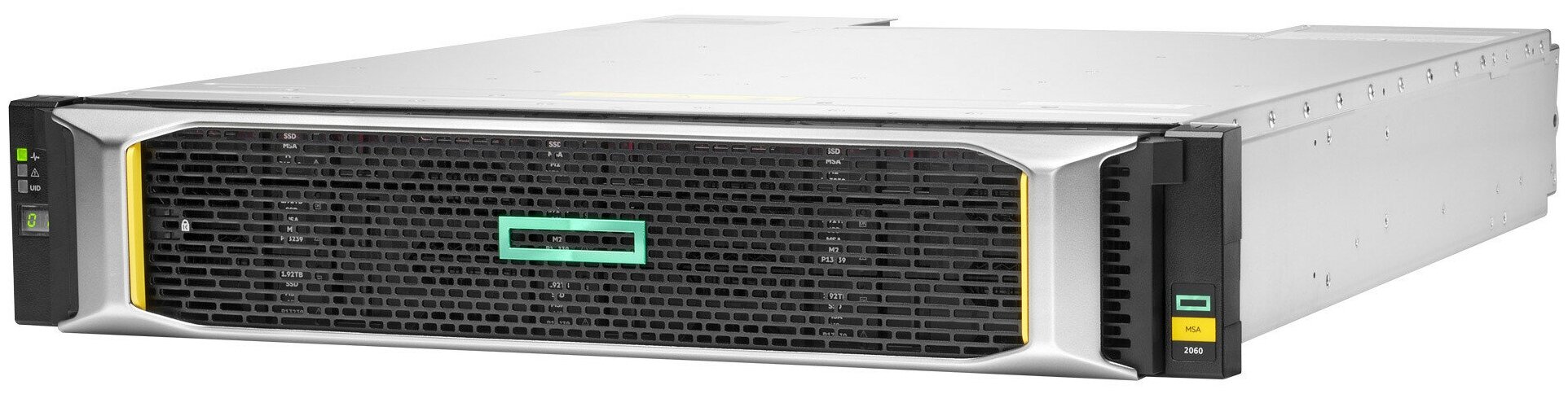 HPE    HPE MSA 2060 16Gb FC LFF Storage (2U, up to 12LFF, 2xFC Controller (4 host ports per controller), 2xRPS, w/o disk, w/o SFP, req. C8R24B)