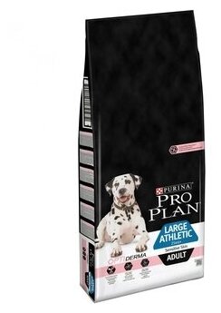 Purina Pro Plan Pro Plan для собак крупных пород атлетически сложенных с чувствительной кожей с лососем (large adult athletic sensitive skin salmon)