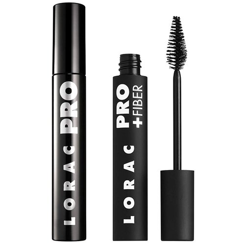 Lorac Набор туши для ресниц PRO Mascara & PRO Plus Fiber Mascara, черный, 2 шт. набор тушь для ресниц 2шт lorac pro pro plus 2 шт