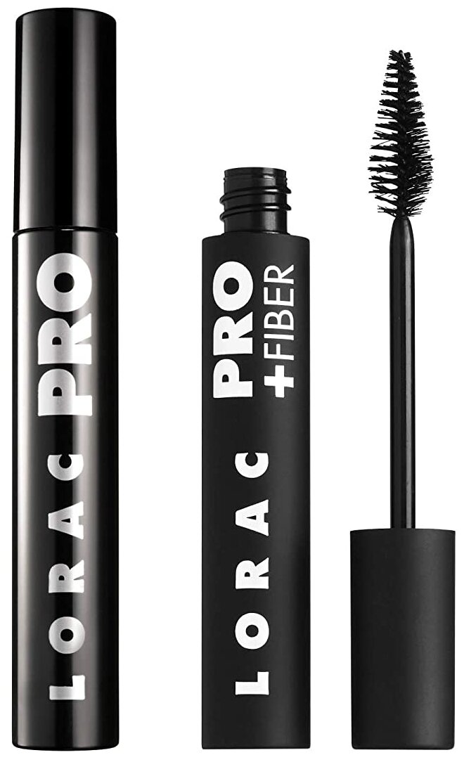 Lorac Набор туши для ресниц PRO Mascara & PRO Plus Fiber Mascara, черный, 2 шт.