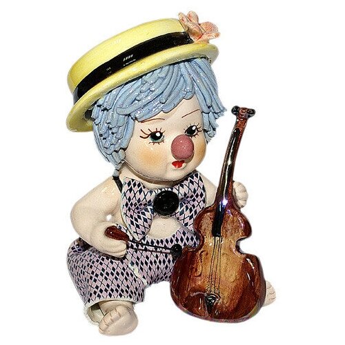 Фигурка из фарфора Маленький клоун в шляпе ZamPiva 20031