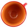 Чайная пара Риштанская Керамика Узоры, 100 мл, (тарелка 10см, чашка 7,5см), красная - изображение