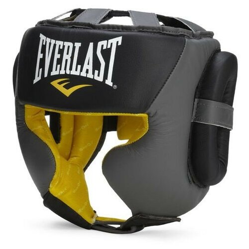 Шлем Everlast Sparring LXL черный, серый боксерский шлем title boxing sparring headgear red m