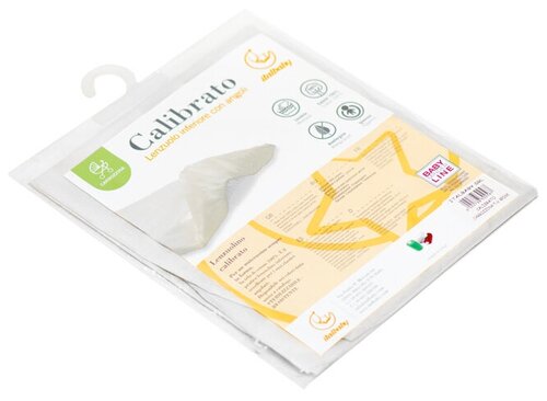 Простыня на матрас в коляску Italbaby Calibrato белая