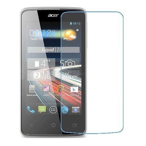 Acer Liquid Z4 защитный экран из нано стекла 9H одна штука