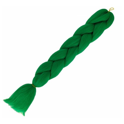 Канекалон коса 60 см, цвет зеленый канекалон коса 60 см цвет неоново зеленый