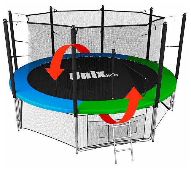 UNIX FITNESS Батут Unix Line 14 FT Classic Inside